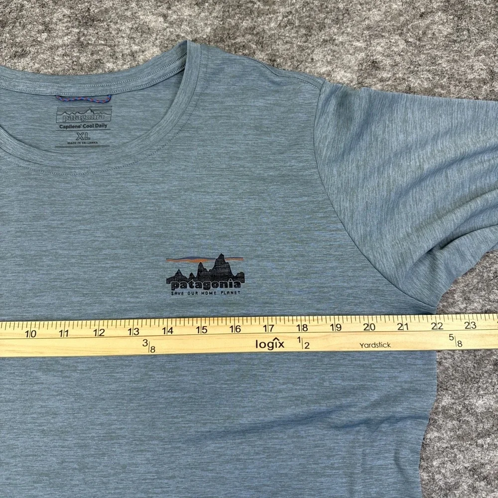 Patagonia capilene cool daily shirt women's XL blue active performance hike camp - Picture 6 of 10